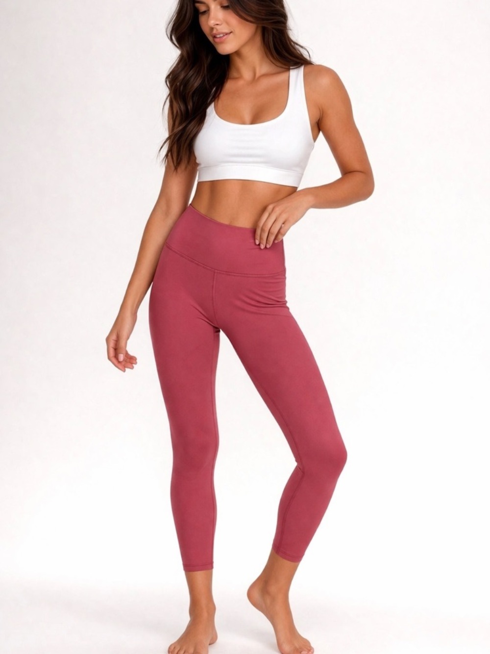 Zella High Rise Leggings Berry Sculpt Athleisure XS